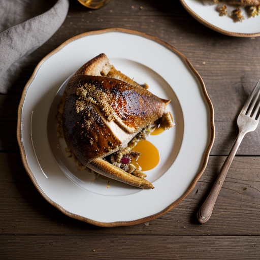 Pecan Stuffed Smoked Pheasant recipe image