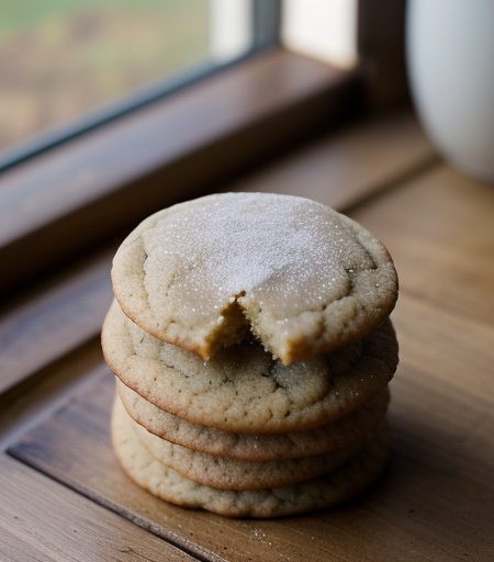 Pecan Sugar Cookies recipe image