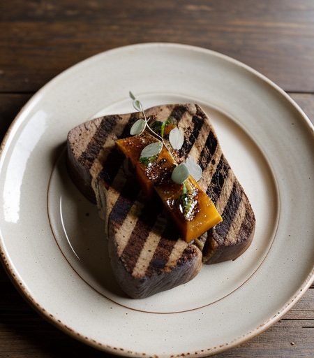 Pecos Steaks on Olive Toast recipe image