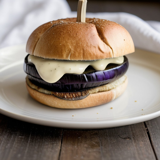 Peggy Bass Roasted Eggplant Sandwich recipe image