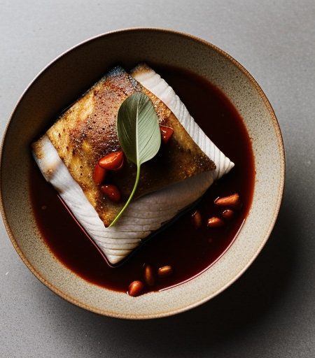 Peixe Oporto (Baked Fish With Port Wine Sauce recipe image