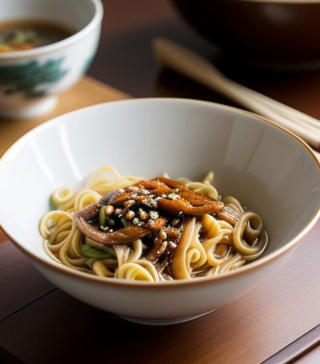 Peking Style Noodles With Bean Sauce & Mixe recipe image