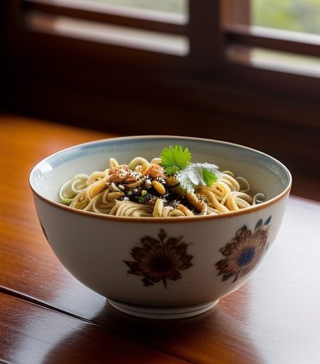 Peking Style Noodles With Bean Sauce & Mixed recipe image