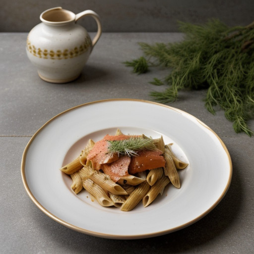 Penne Ala Vodka & Smoked Salmon recipe image