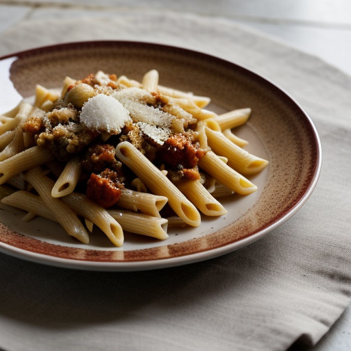 Penne All'arrabbiata ("In a Rage" recipe image