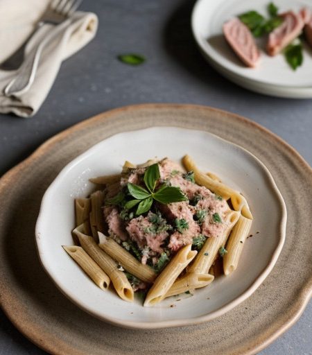 Penne Pasta With Tuna recipe image