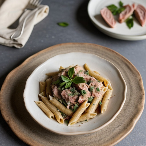 Penne Pasta With Tuna recipe image