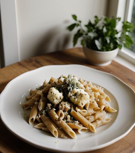 Penne With Cauliflower recipe image