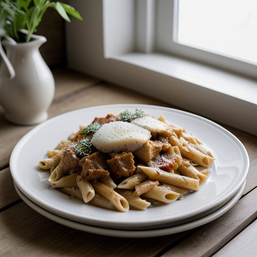 Penne With Chicken Alla Vodka recipe image
