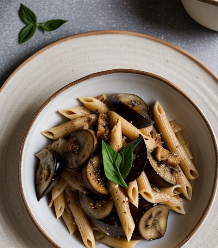 Penne With Eggplant recipe image