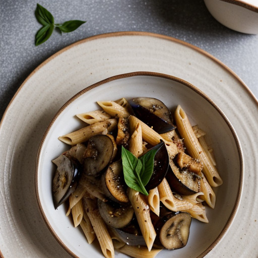 Penne With Eggplant recipe image