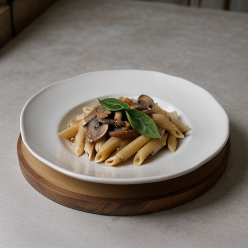 Penne With Tomatoes & Snow Peas recipe image
