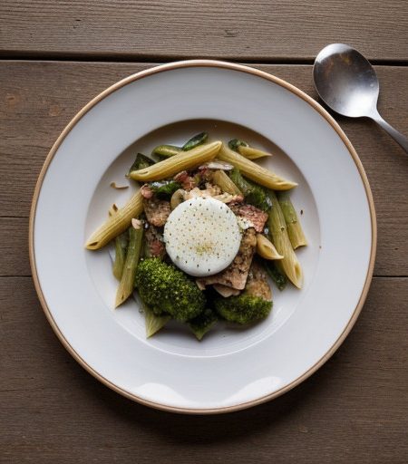 Penne With Turkey & Brocolli recipe image
