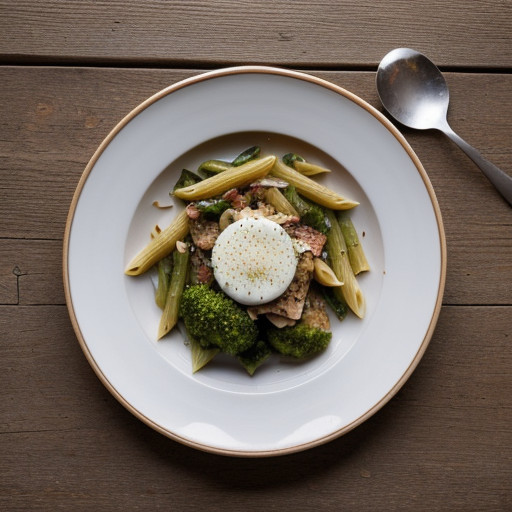 Penne With Turkey & Brocolli recipe image