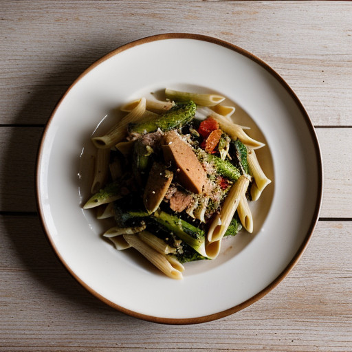 Penne With Turkey & Brocolli recipe image