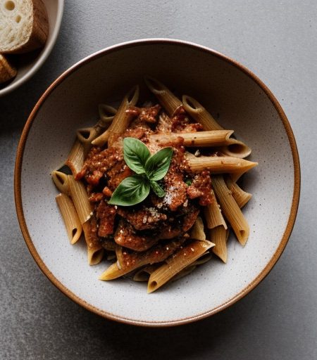 Penne in Spicy Tomato Sauce recipe image