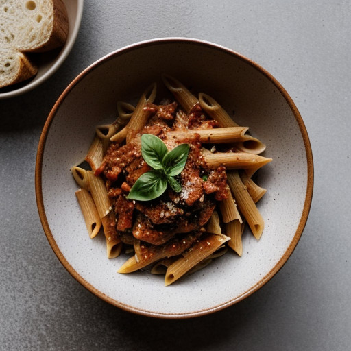 Penne in Spicy Tomato Sauce recipe image
