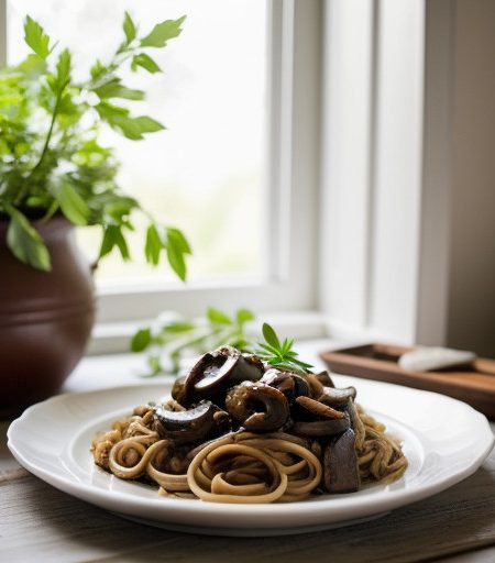 Pennsylvania Pasta With Fresh Mushrooms recipe image