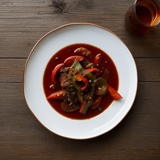 Peperoni Al Vaso (Marinated Peppers recipe image