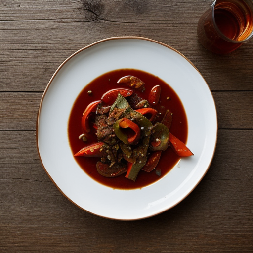 Peperoni Al Vaso (Marinated Peppers recipe image