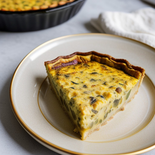 Peperoni-Vidalia Onion Quiche recipe image