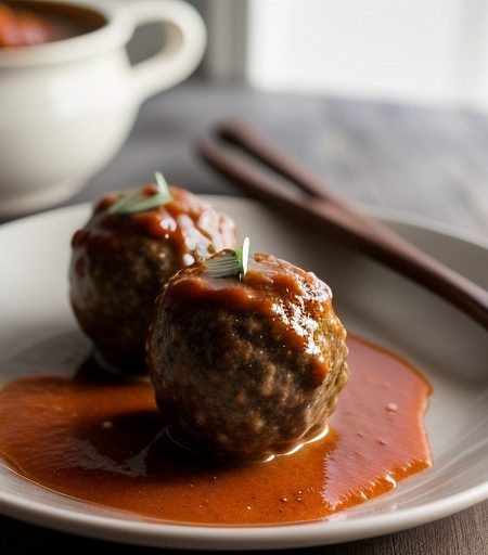 Pepper Beef Balls recipe image