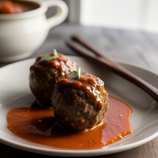 Pepper Beef Balls recipe image