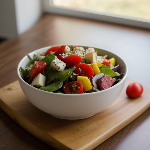 Pepper & Bread Salad recipe image