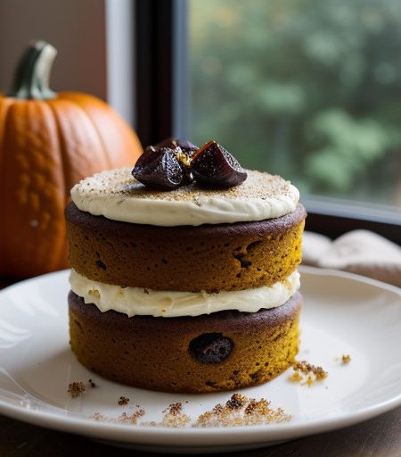 Pepper Cake With Pumpkin & Prunes recipe image