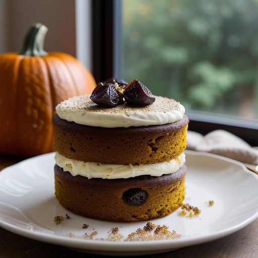 Pepper Cake With Pumpkin & Prunes recipe image
