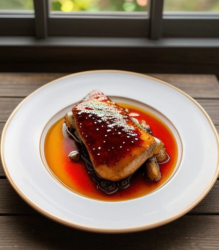 Pepper Jelly Ginger-Glazed Chicken recipe image