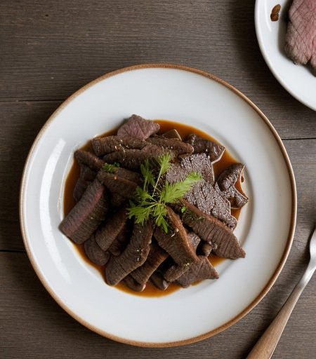 Pepper Steak Strips recipe image