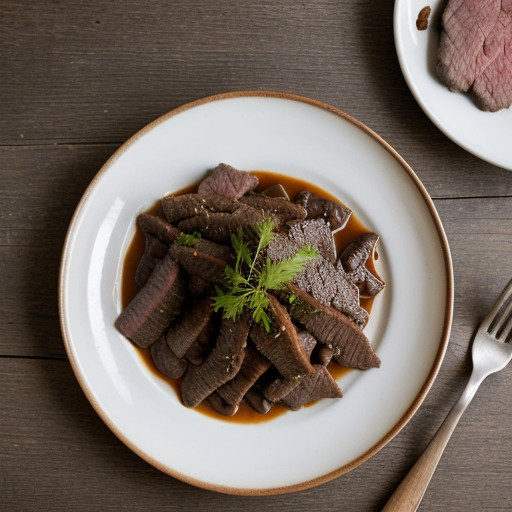 Pepper Steak Strips recipe image