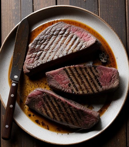 Peppered Rib Eye Steaks recipe image