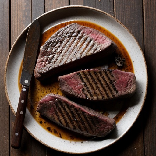 Peppered Rib Eye Steaks recipe image
