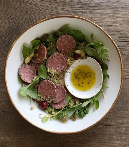 Peppered Salami Salad recipe image