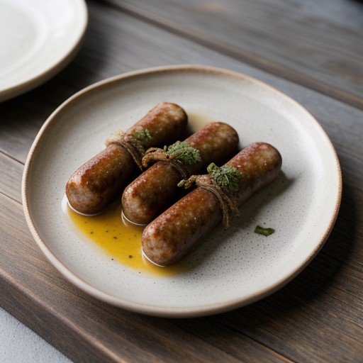Peppered Seafood Sausage recipe image