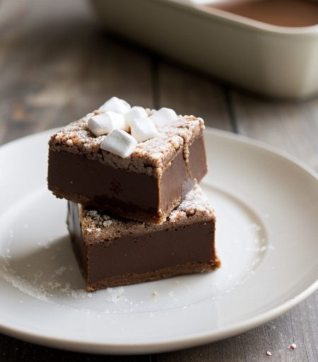 Peppermint Fudge Squares recipe image