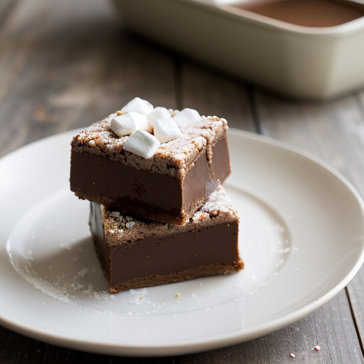 Peppermint Fudge Squares recipe image