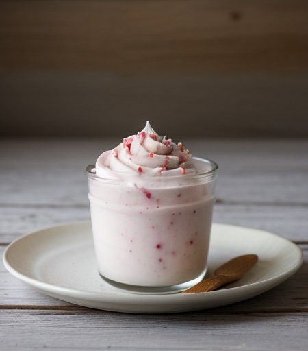 Peppermint Stick Frozen Yogurt recipe image