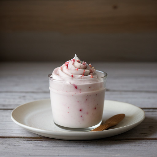 Peppermint Stick Frozen Yogurt recipe image