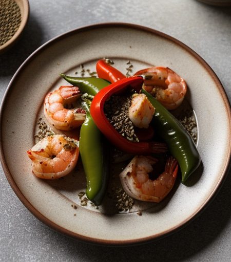 Peppers & Shrimp recipe image