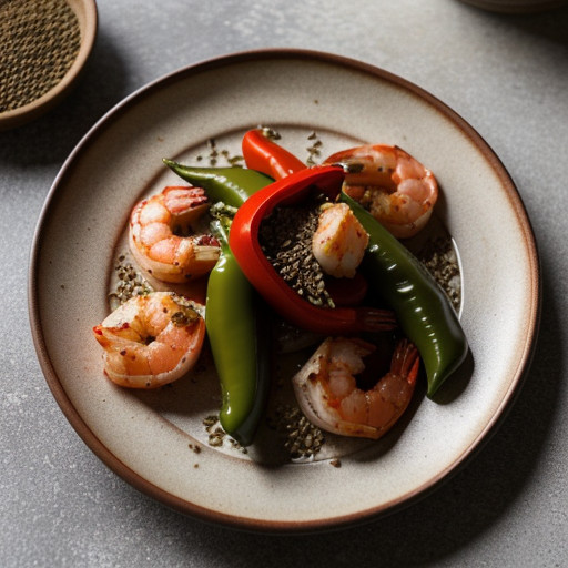 Peppers & Shrimp recipe image