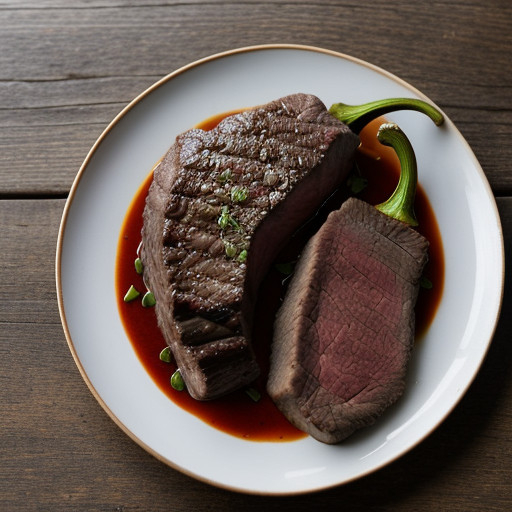 Peppers & Steak (Kxmt69 B recipe image