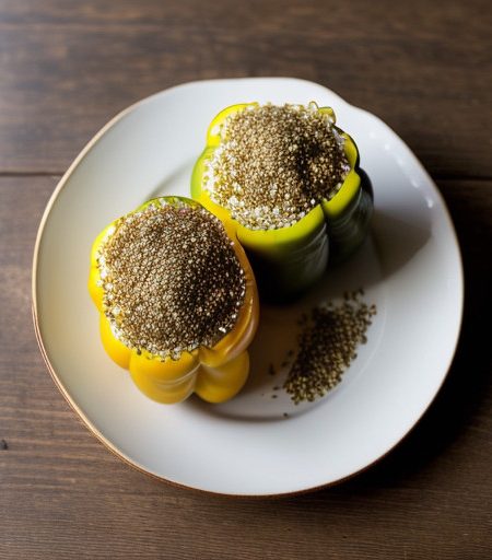 Peppers Stuffed With Rice and Corn recipe image
