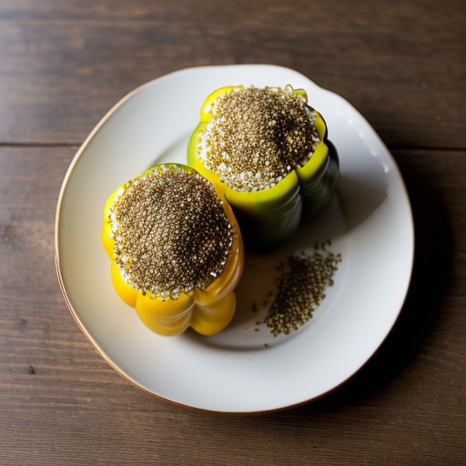 Peppers Stuffed With Rice and Corn recipe image
