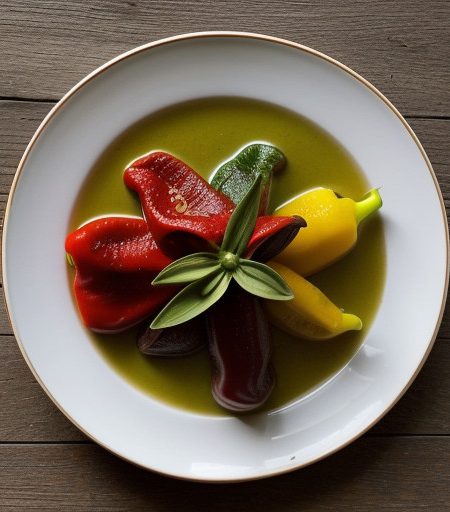 Peppers With Tarragon recipe image