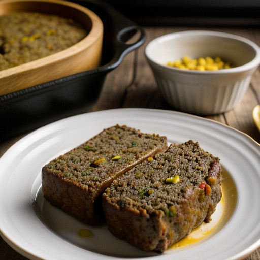 Peppers and Green Chili Meatloaf recipe image