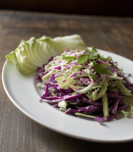 Peppery Blue Cheese Slaw recipe image