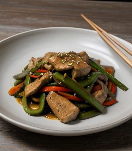 Peppery Chicken Stir-Fry recipe image